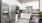 a kitchen with white cabinets